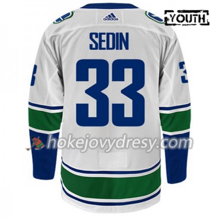 Dětské Hokejový Dres Vancouver Canucks HENRIK SEDIN 33 Adidas Bílá Authentic